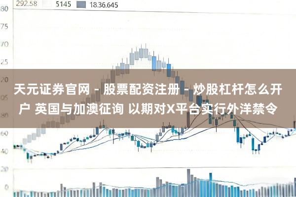 天元证券官网 - 股票配资注册 - 炒股杠杆怎么开户 英国与加澳征询 以期对X平台实行外洋禁令